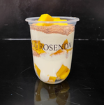 Mango con Crema y Chocolate